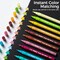 Ohuhu Acrylic Glitter Markers, 24 Metallic Glitter Colors, Fine Tip Paint Pens & Shimmer Accents, Water-Based & Quick Dry, for DIY Crafts, Cards, Journals, Wood & Rock Painting, Extra Fine Tip 0.7mm/ Medium Tip 3mm